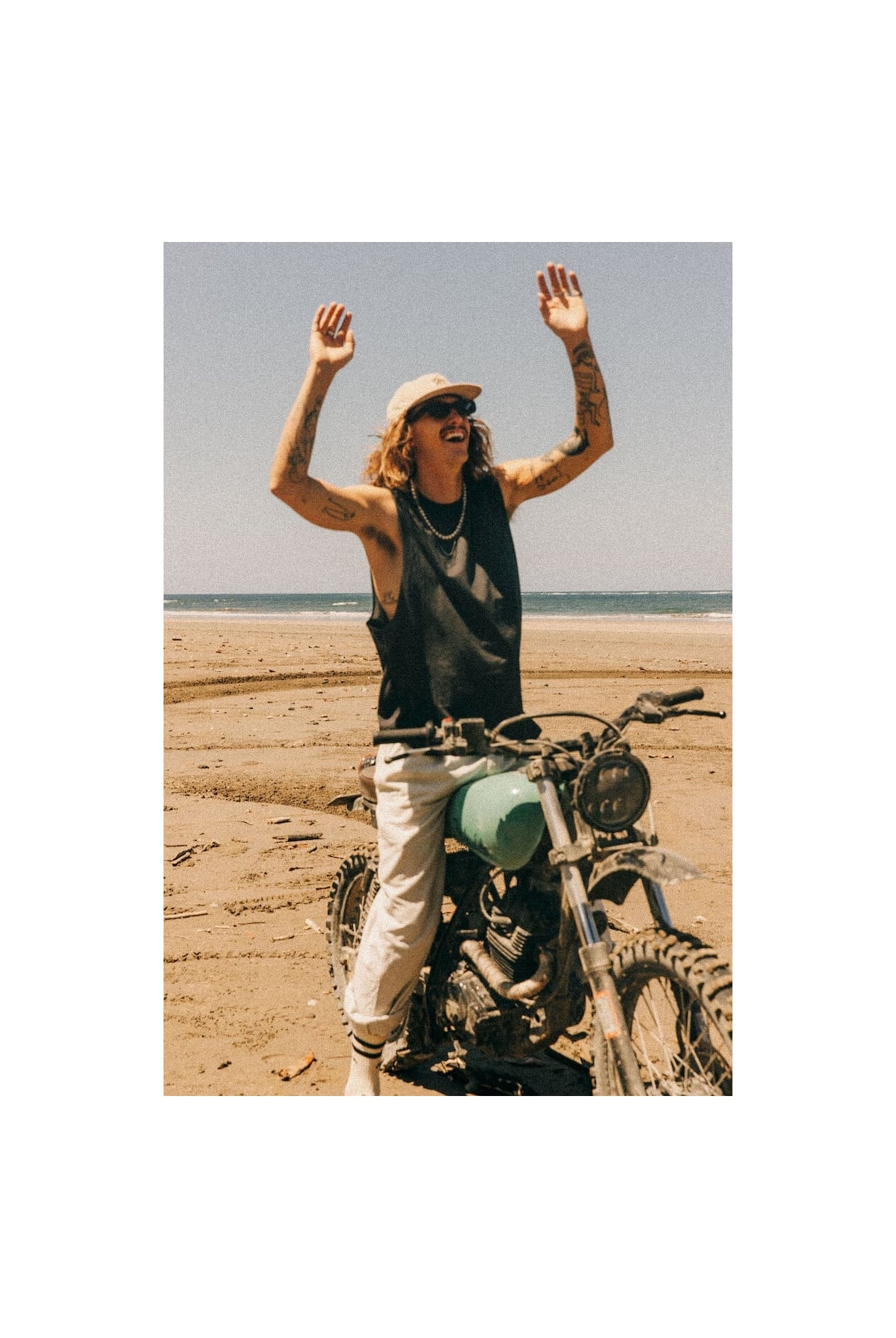 Pocket Tank Top - Acid Black