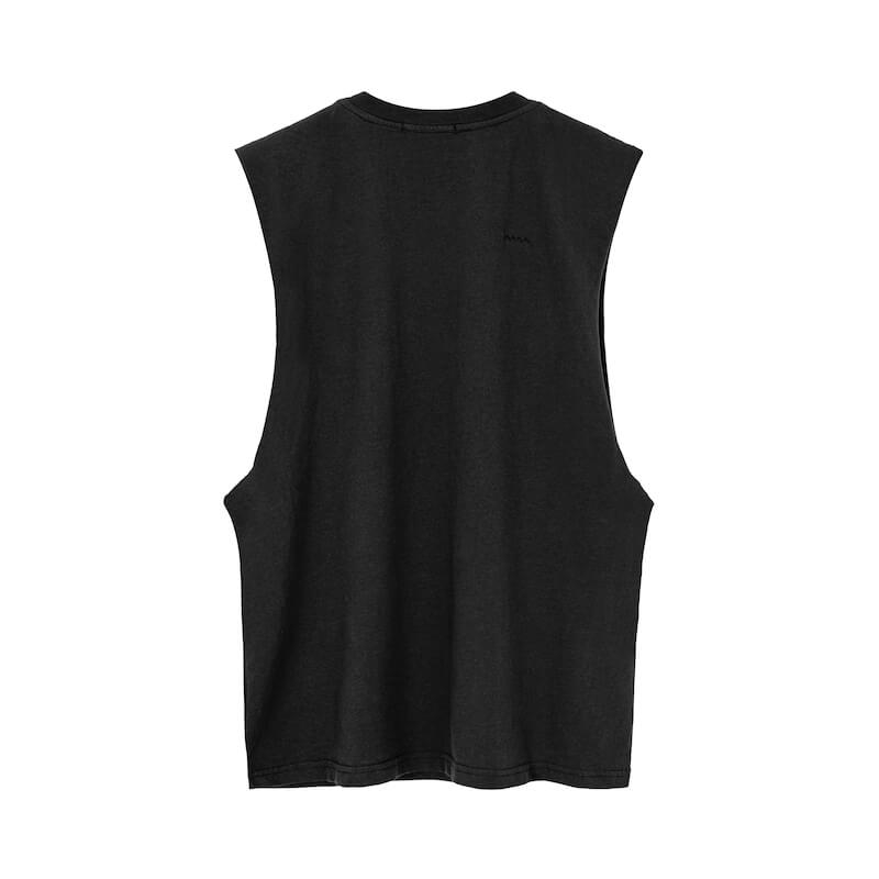 Pocket Tank Top - Acid Black