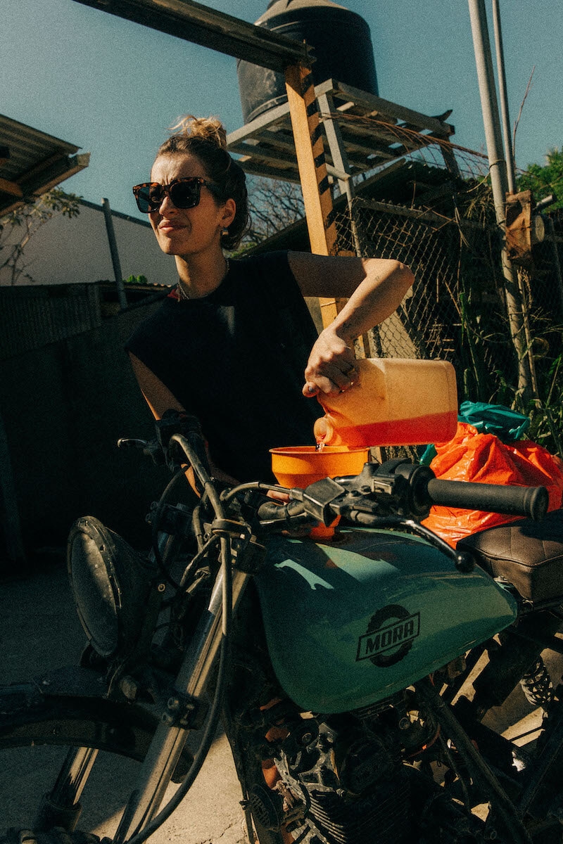 Pocket Tank Top - Acid Black