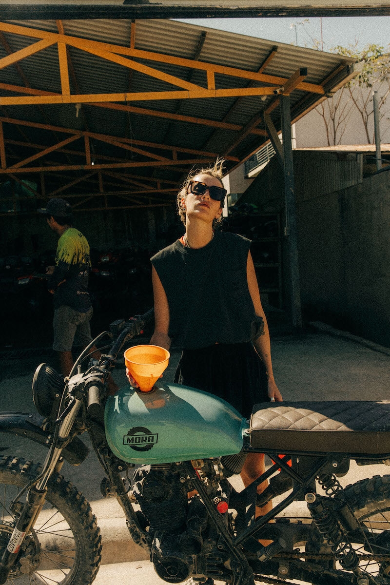 Pocket Tank Top - Acid Black