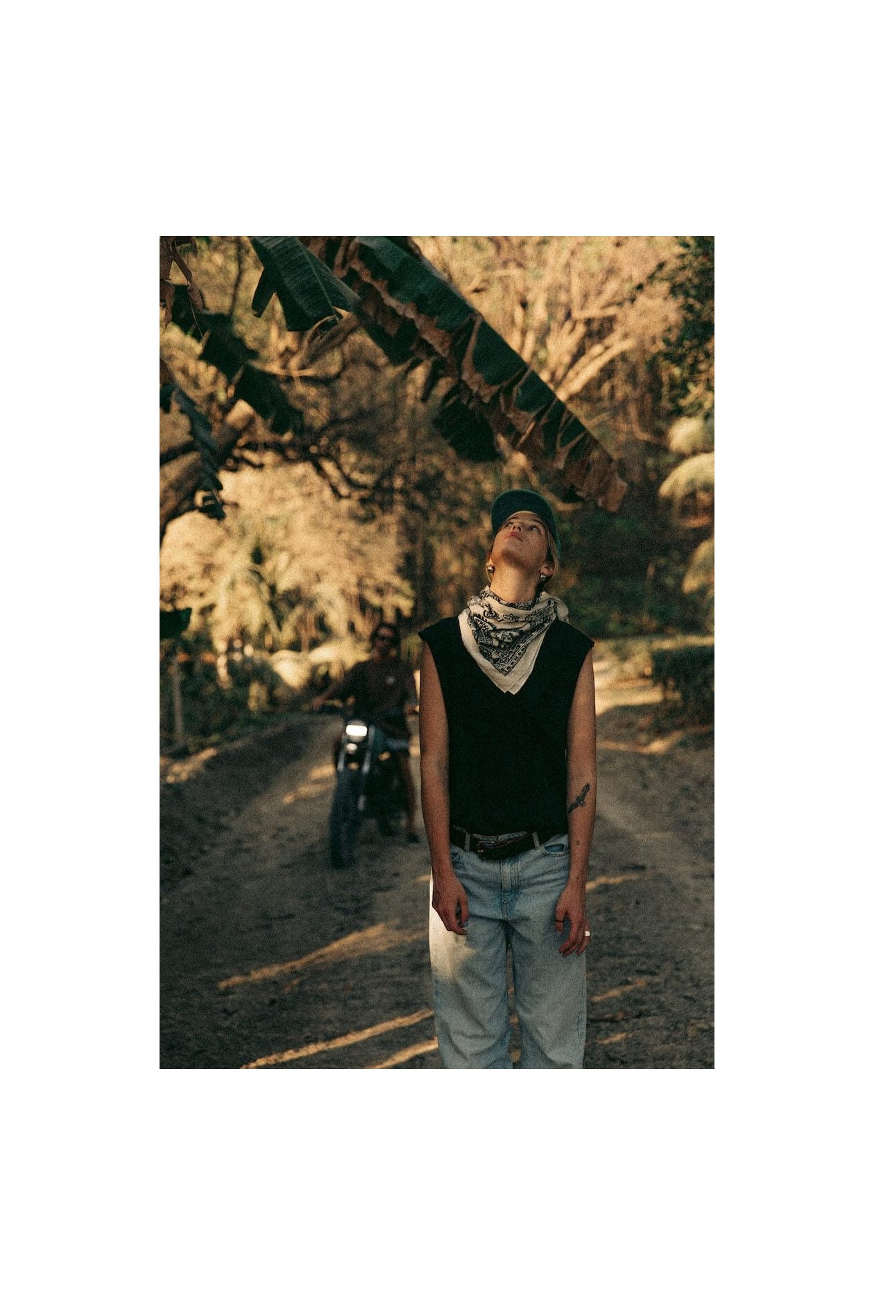 Pocket Tank Top - Acid Black