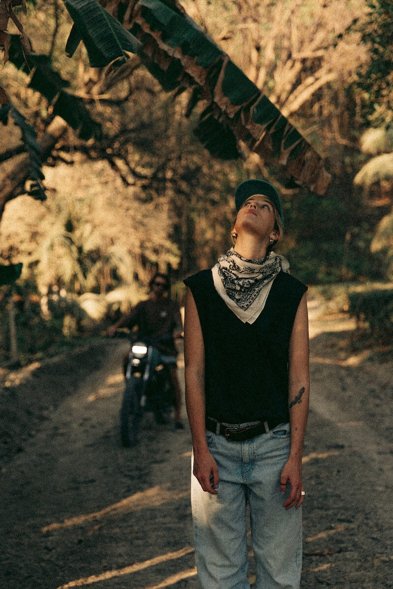 Pocket Tank Top - Acid Black