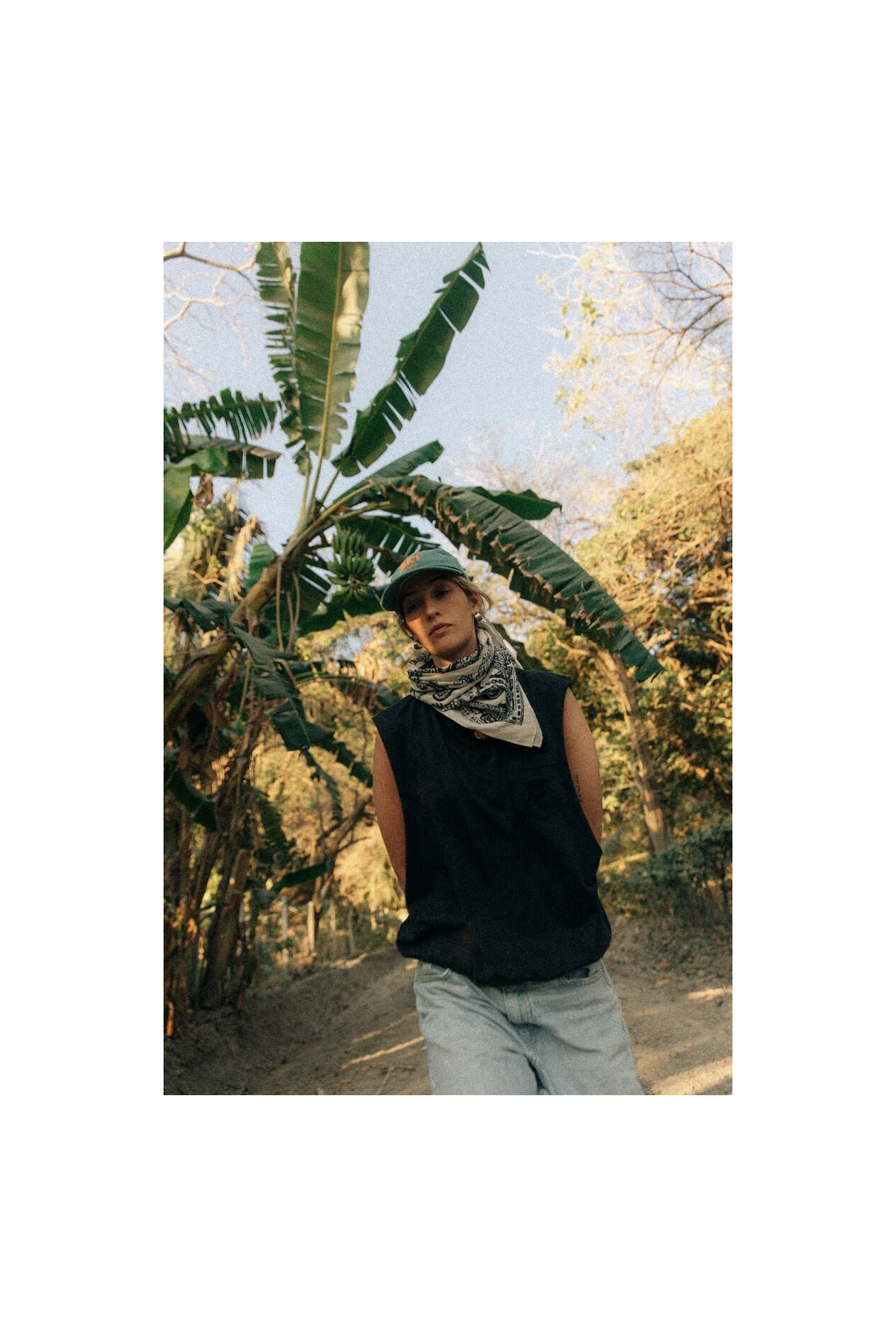 Pocket Tank Top - Acid Black