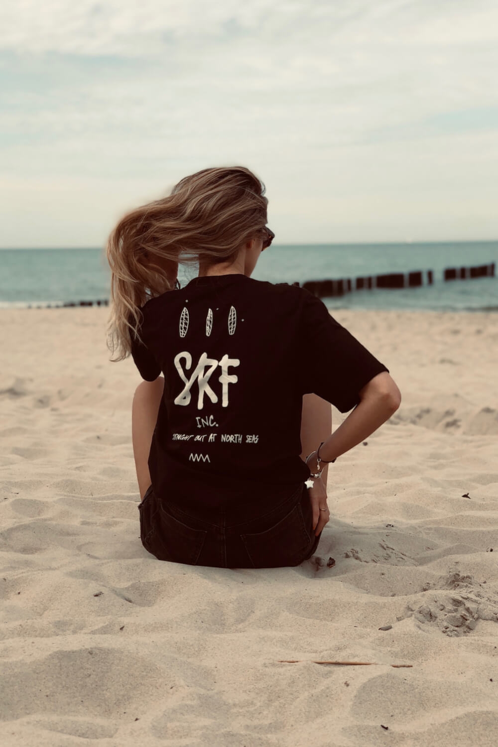 North Seas Tee - Space Black