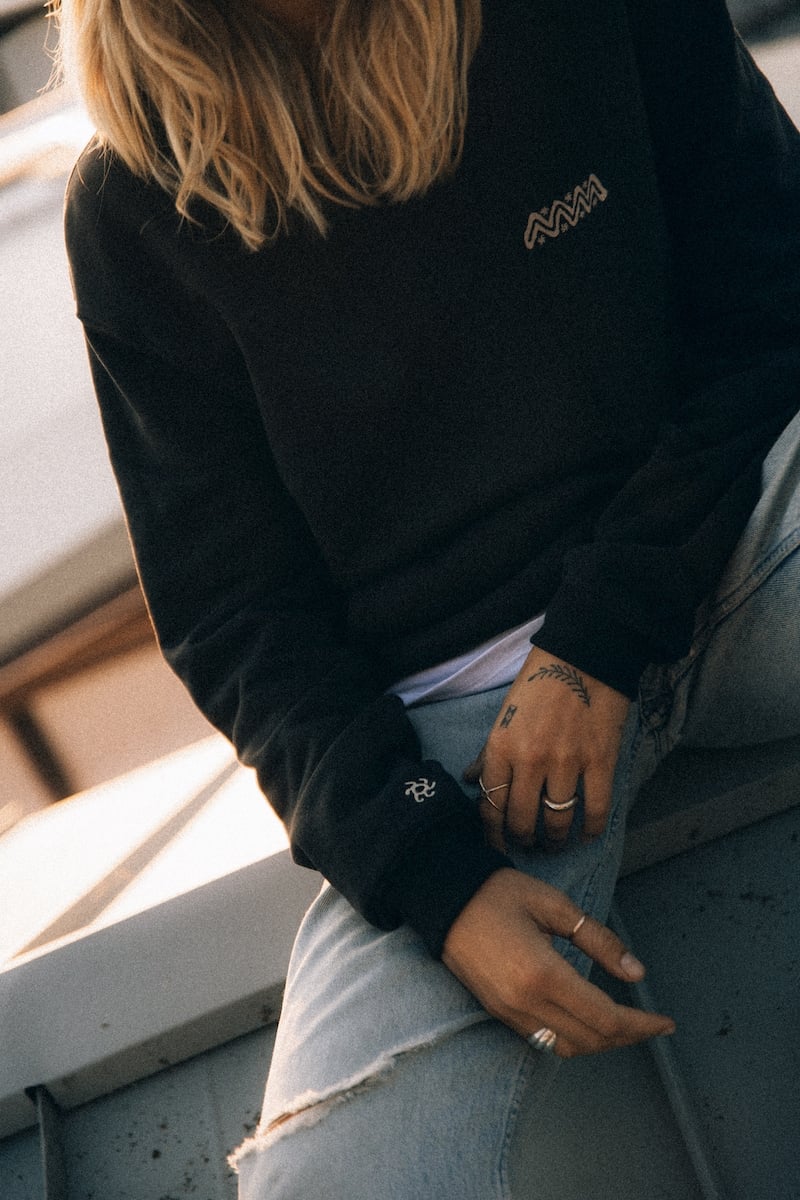 Sunseek Hoodie - Acid Black Sunseek Hoodie - Acid Black