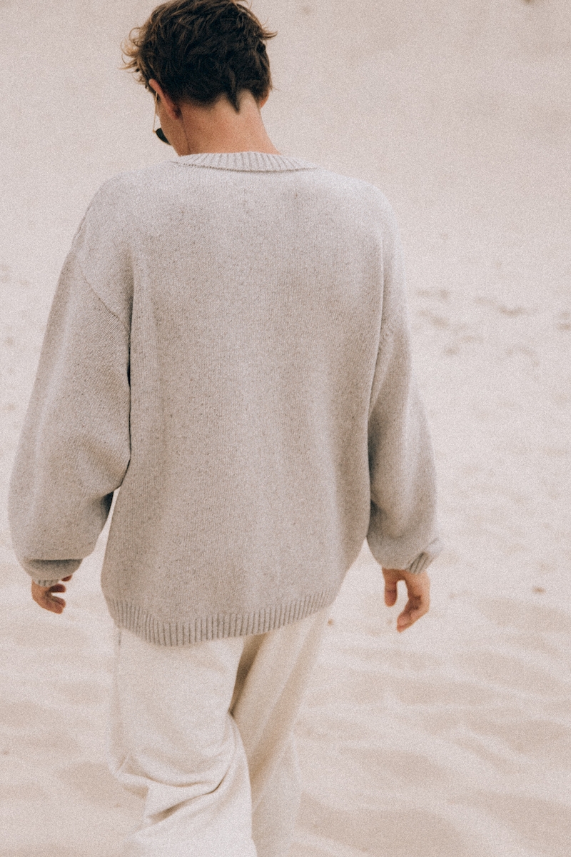 Beach Bum Sweater - Grey
