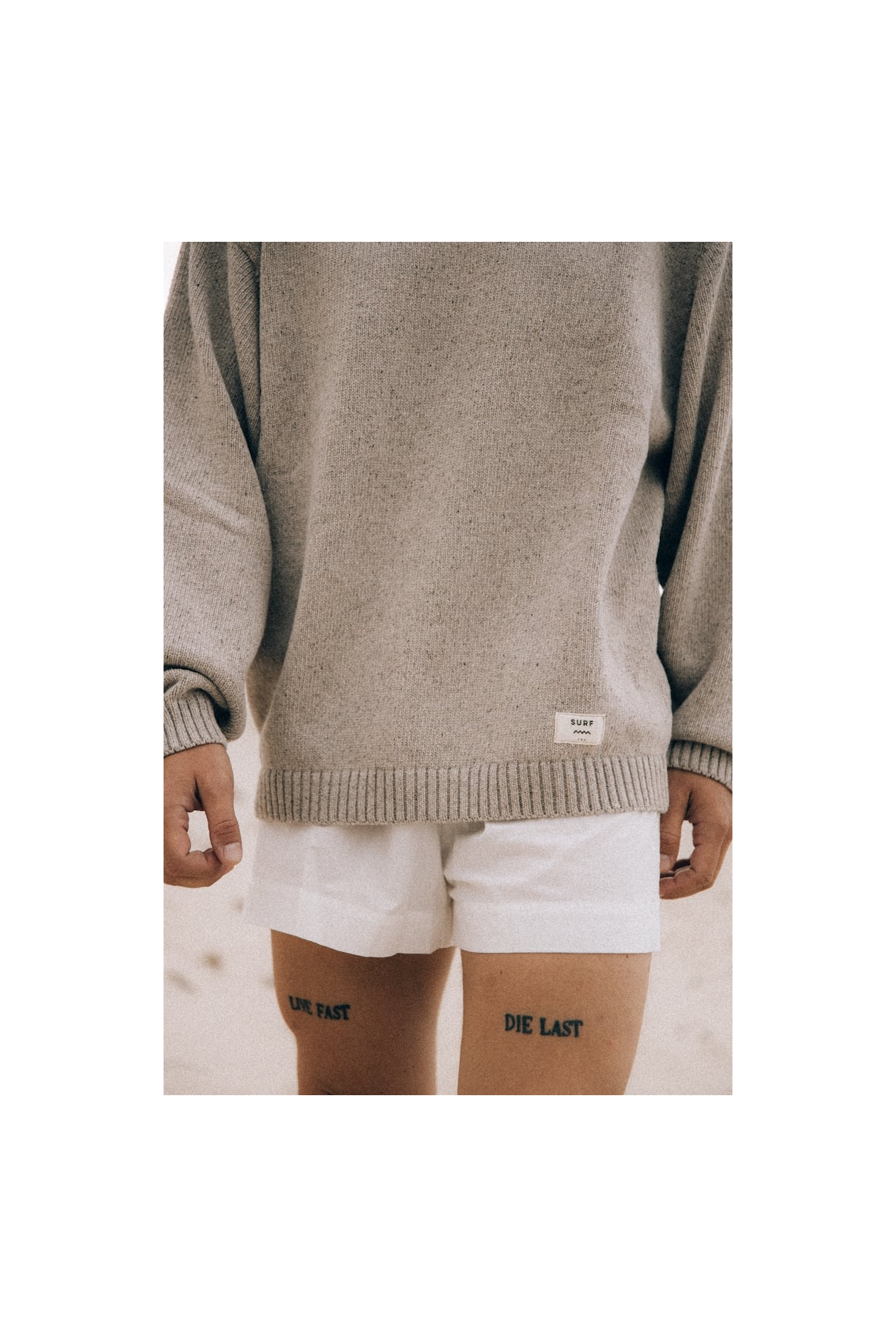 Beach Bum Sweater - Grey Beach Bum Sweater - Grey