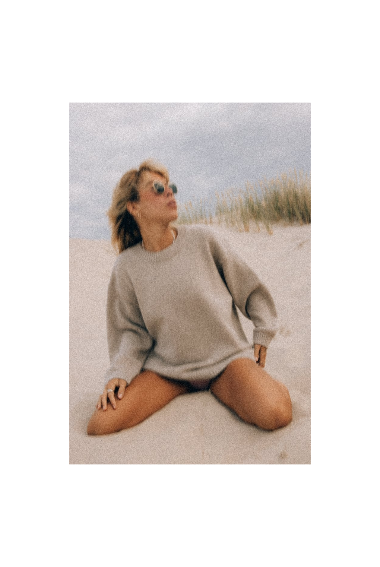 Beach Bum Sweater - Grey