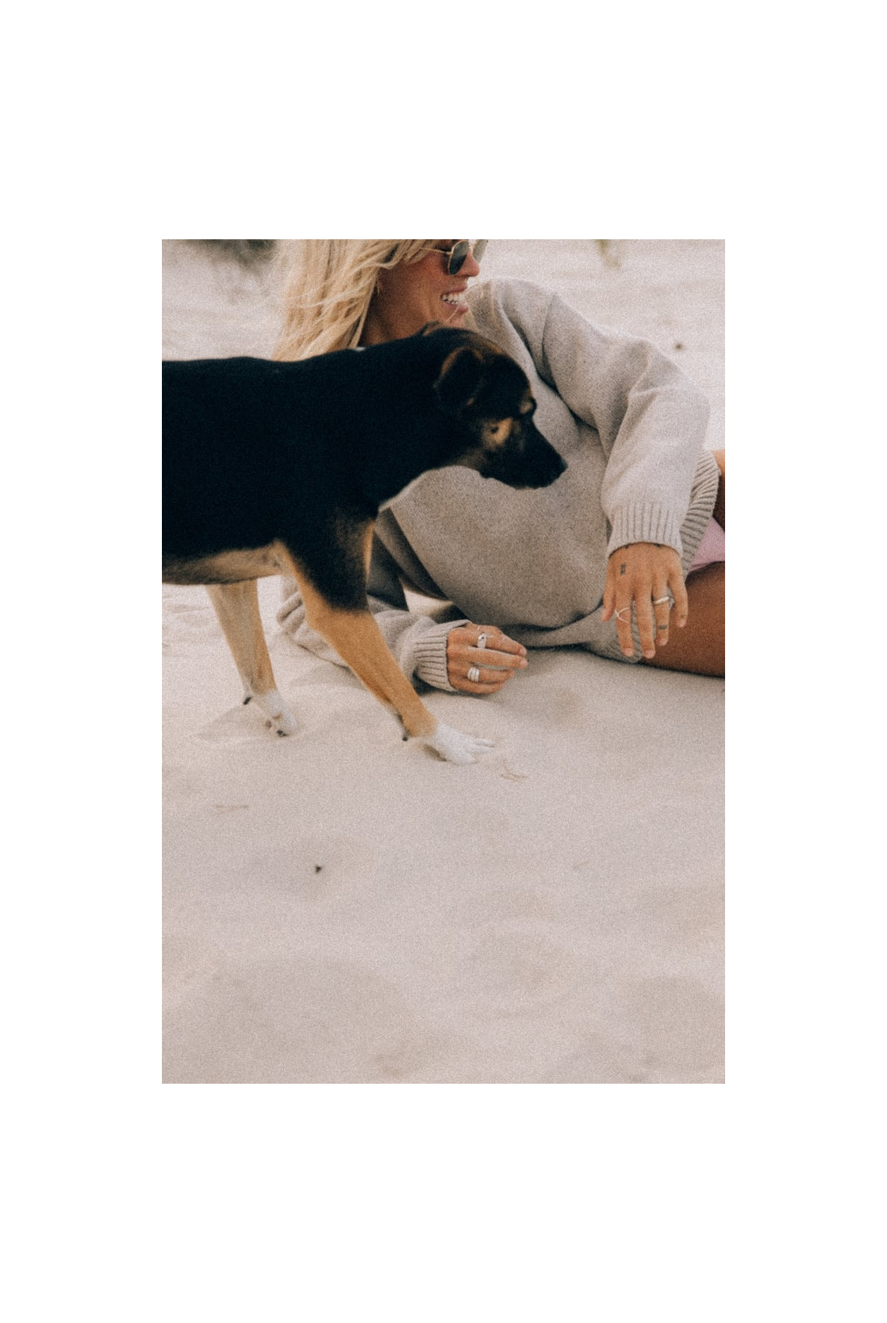 Beach Bum Sweater - Grey Beach Bum Sweater - Grey