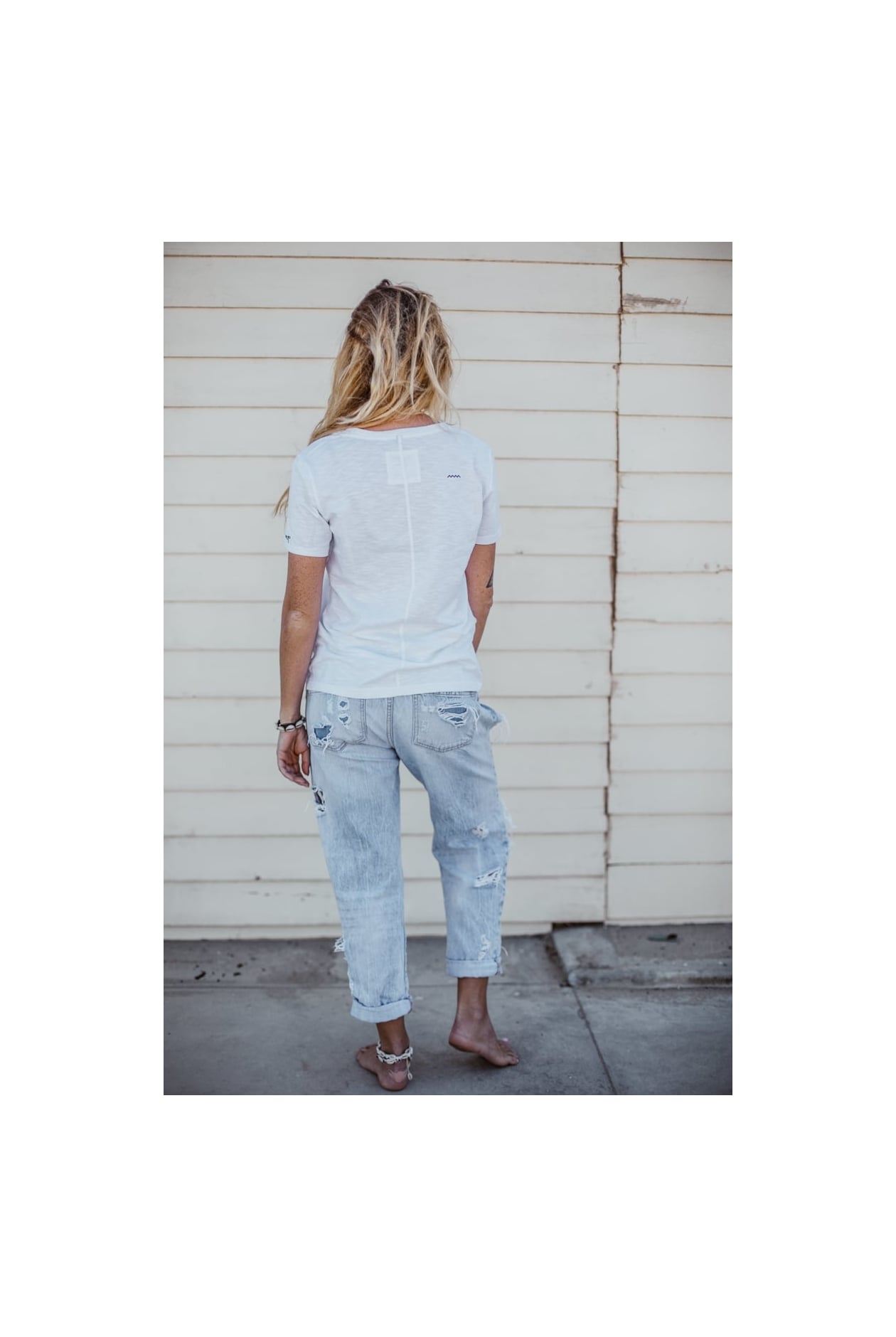 V Shirt - Paper White V Shirt - Paper White