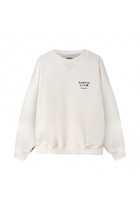 Organic Wave Sweat - Vintage White | Surf Inc.