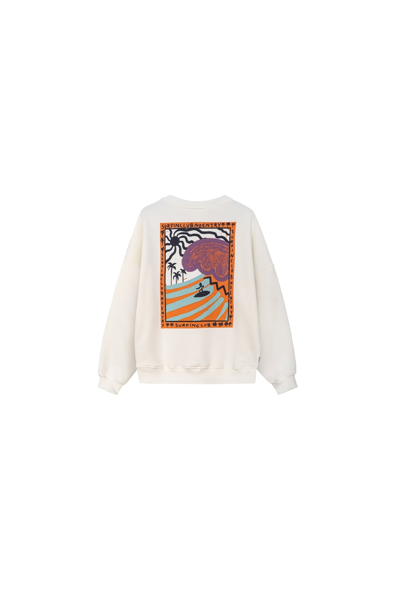 Organic Wave Sweat - Vintage White