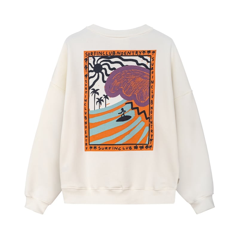 Organic Wave Sweat - Vintage White