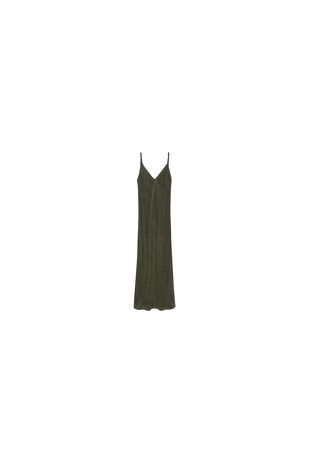 Twisted Ankle Dress - Olive