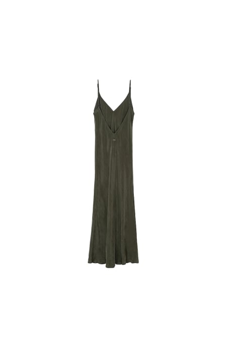 Twisted Ankle Dress - Olive Twisted Ankle Dress - Olive