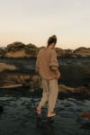 Slouchy Linen Pants - Sand