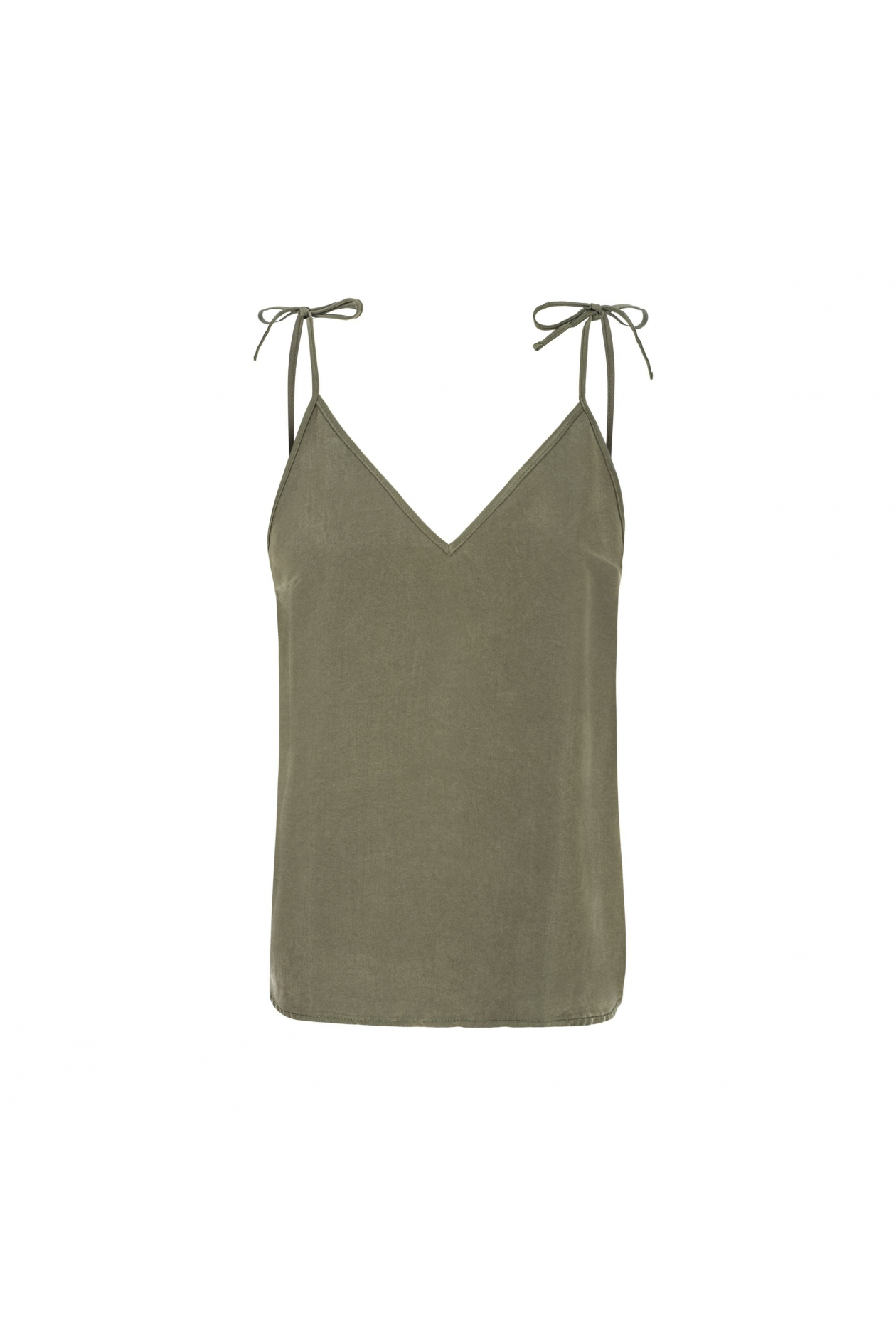Open Back Top - Olive