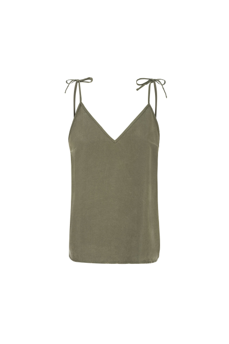 Open Back Top - Olive Open Back Top - Olive