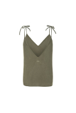 Open Back Top - Olive Open Back Top - Olive