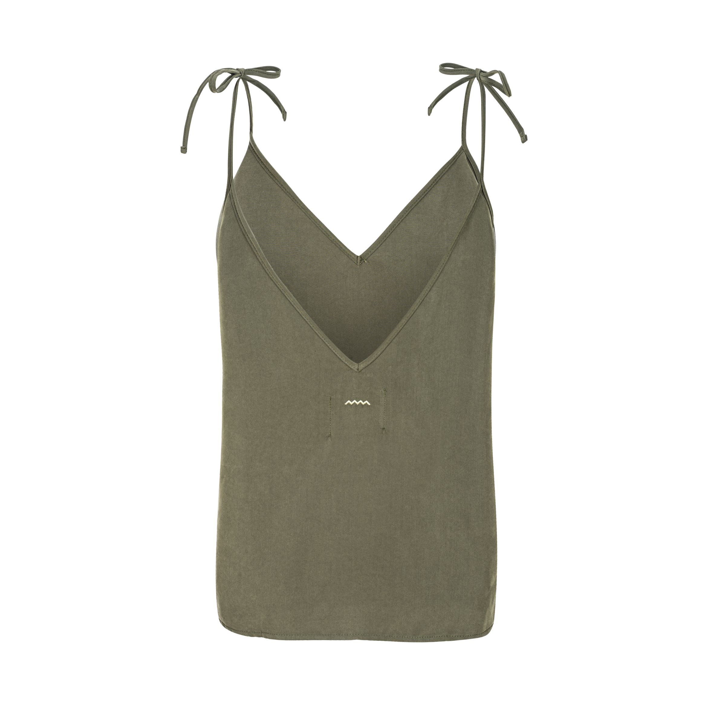 Open Back Top - Olive