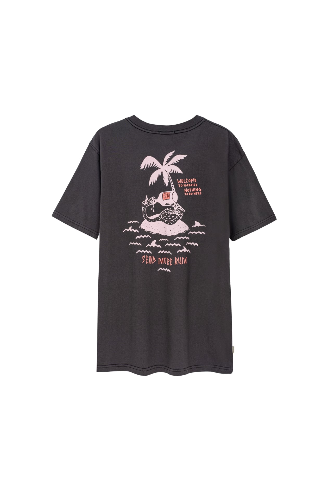 Flamingo Tee - Stone Grey Flamingo Tee - Stone Grey