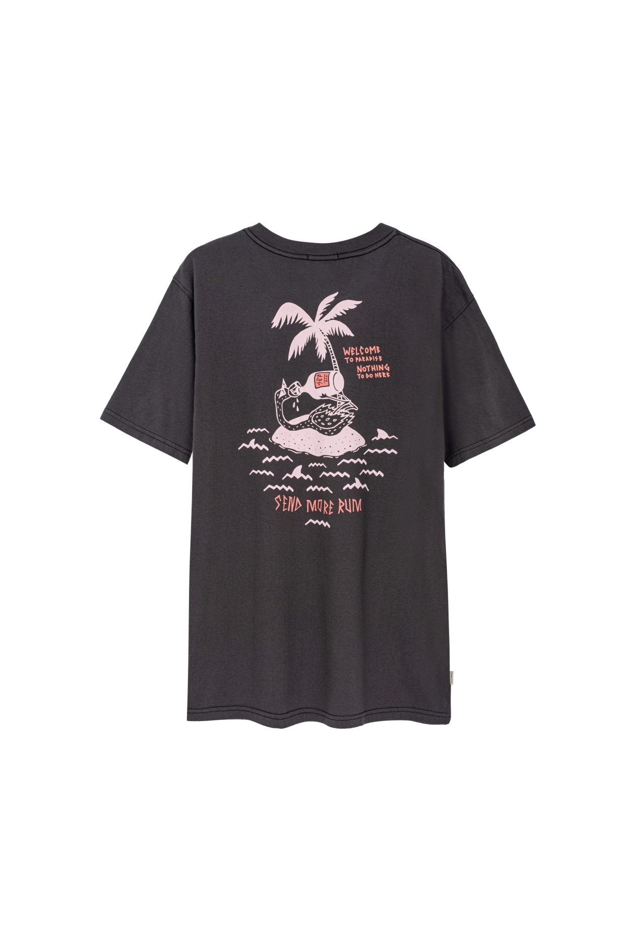 Flamingo Tee - Stone Grey Flamingo Tee - Stone Grey