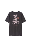 Flamingo Tee - Stone Grey Flamingo Tee - Stone Grey