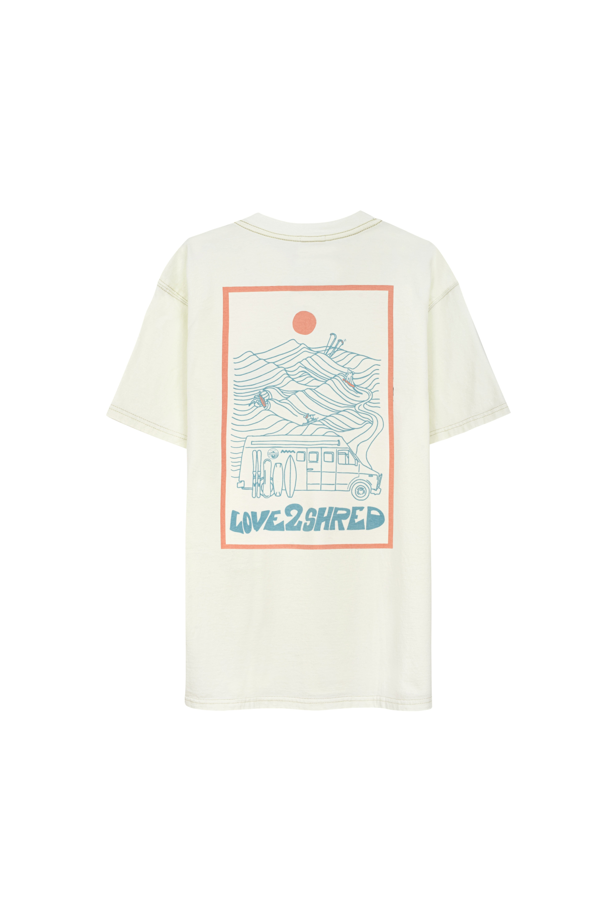 Love2Shred Tee - Vintage White