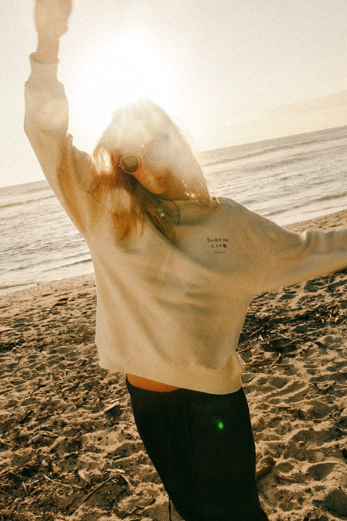 Organic Wave Sweat - Vintage White