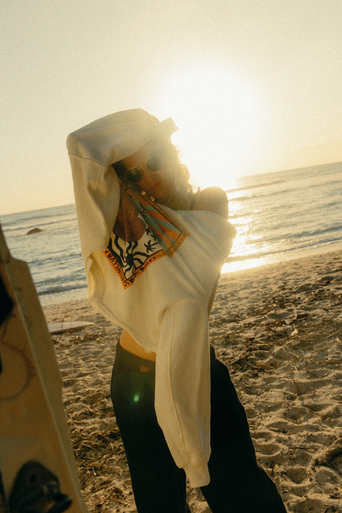 Organic Wave Sweat - Vintage White