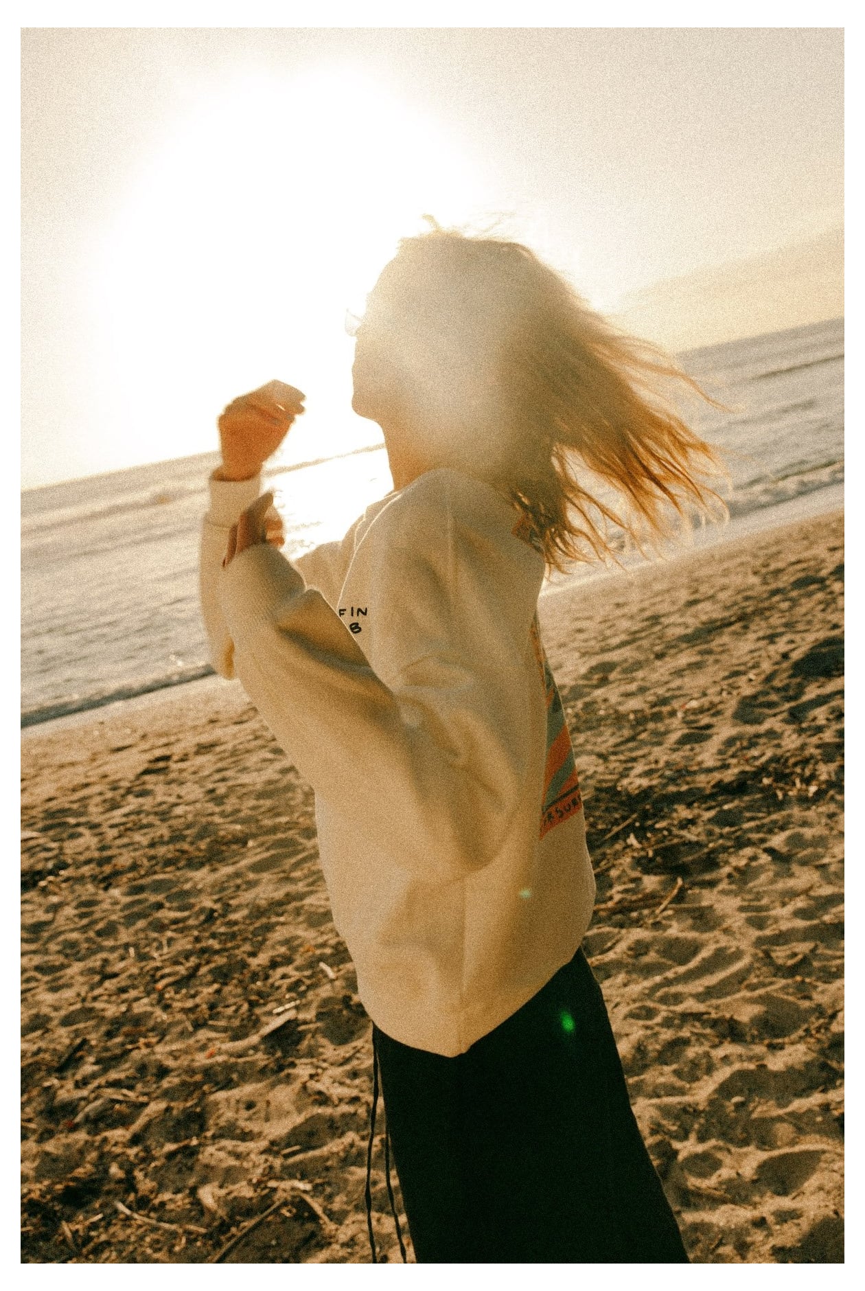 Organic Wave Sweat - Vintage White