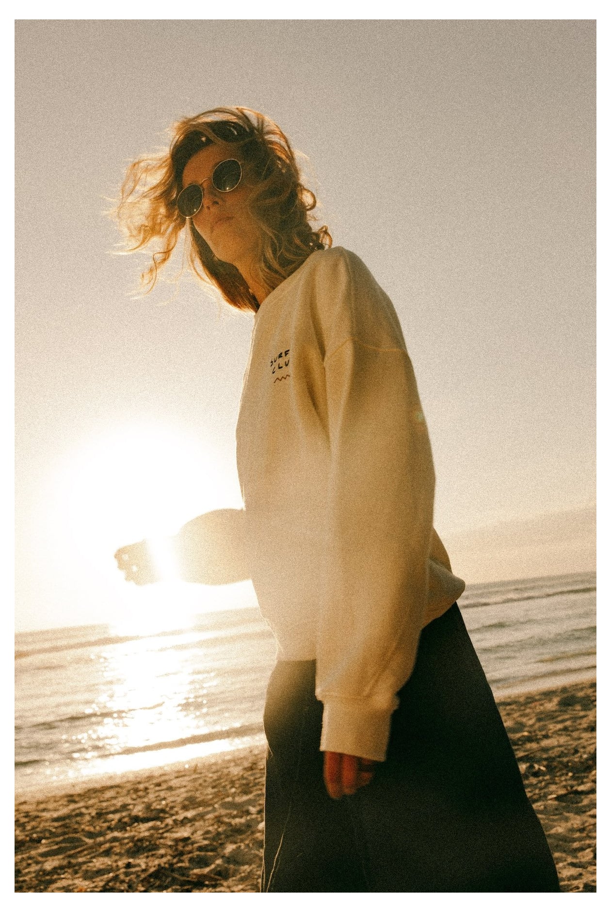 Organic Wave Sweat - Vintage White