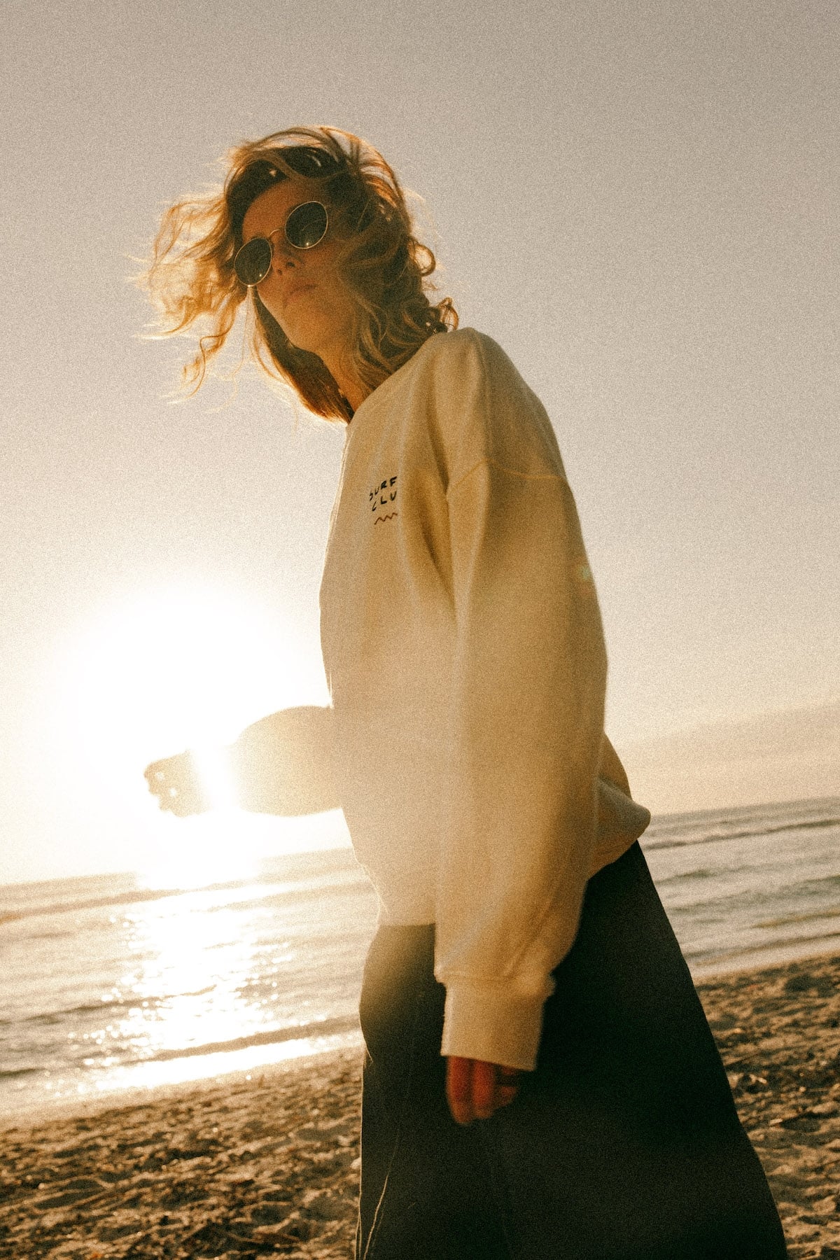 Organic Wave Sweat - Vintage White