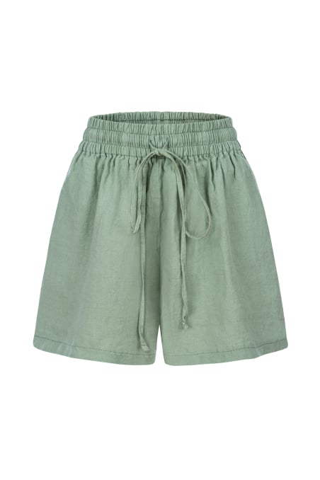 Seafoam Linen Shorts Seafoam Linen Shorts