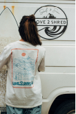 Love2Shred Tee - Vintage White Love2Shred Tee - Vintage White