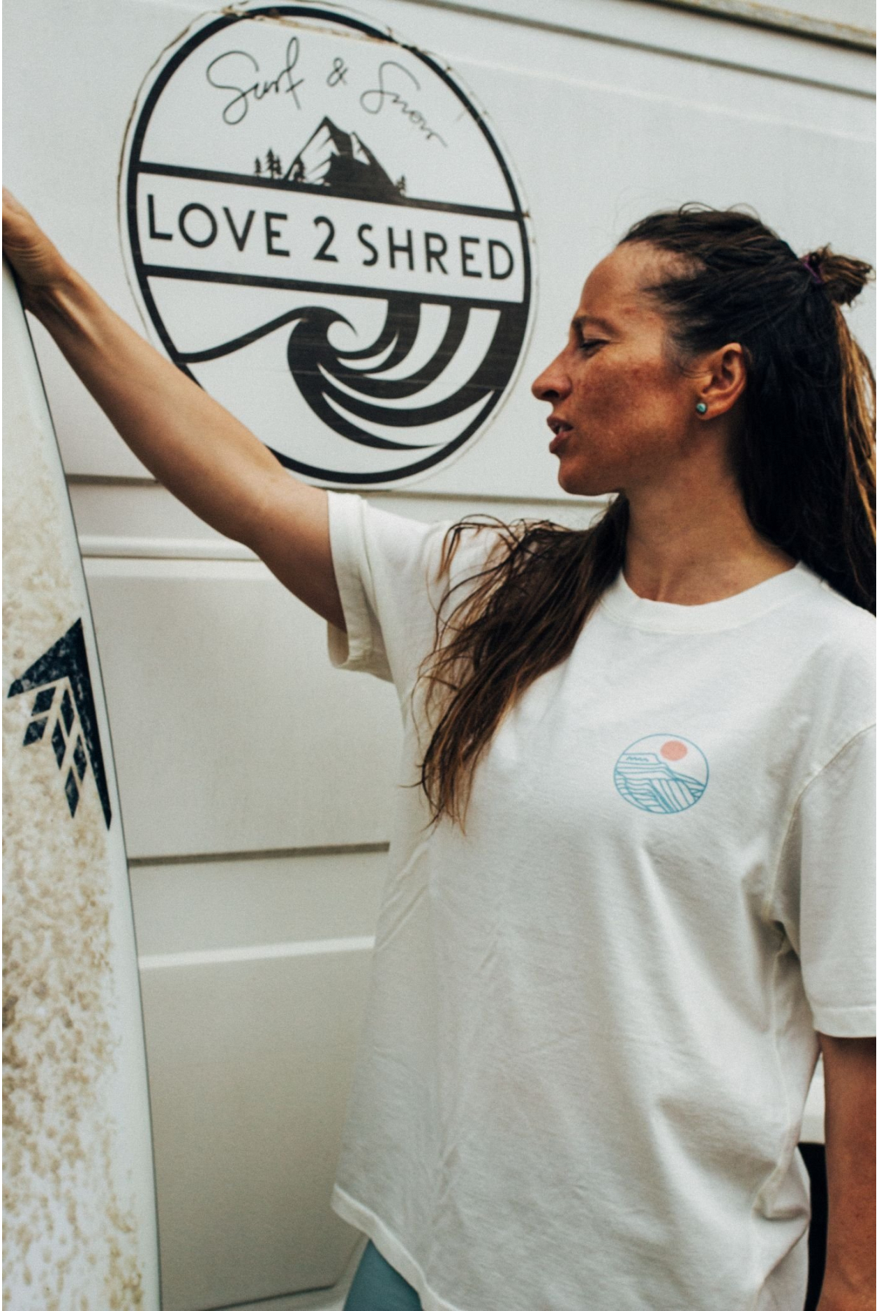 Love2Shred Tee - Vintage White Love2Shred Tee - Vintage White