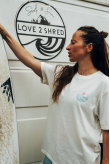 Love2Shred Tee - Vintage White Love2Shred Tee - Vintage White