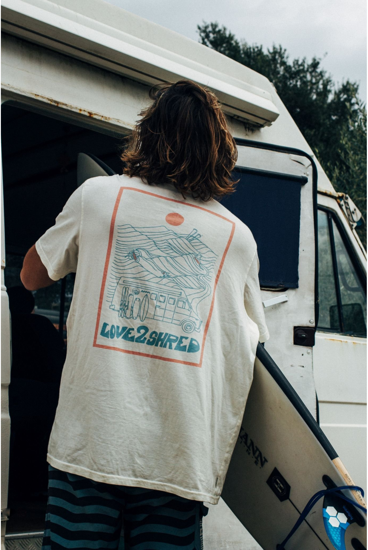 Love2Shred Tee - Vintage White