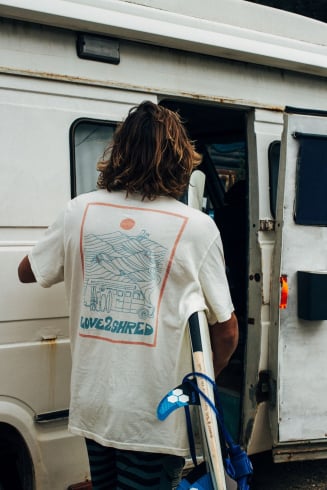 Love2Shred Tee - Vintage White