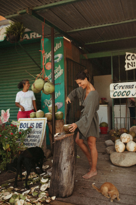 Kimono Dress - Olive Kimono Dress - Olive