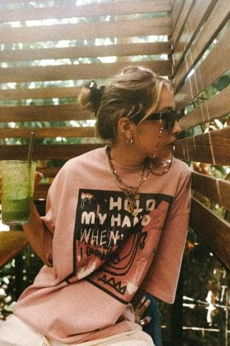 Pirates Forever Tee - Pink Kush