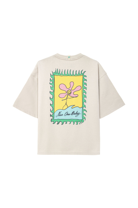 Nice One Baby Tee - Dirty White Nice One Baby Tee - Dirty White