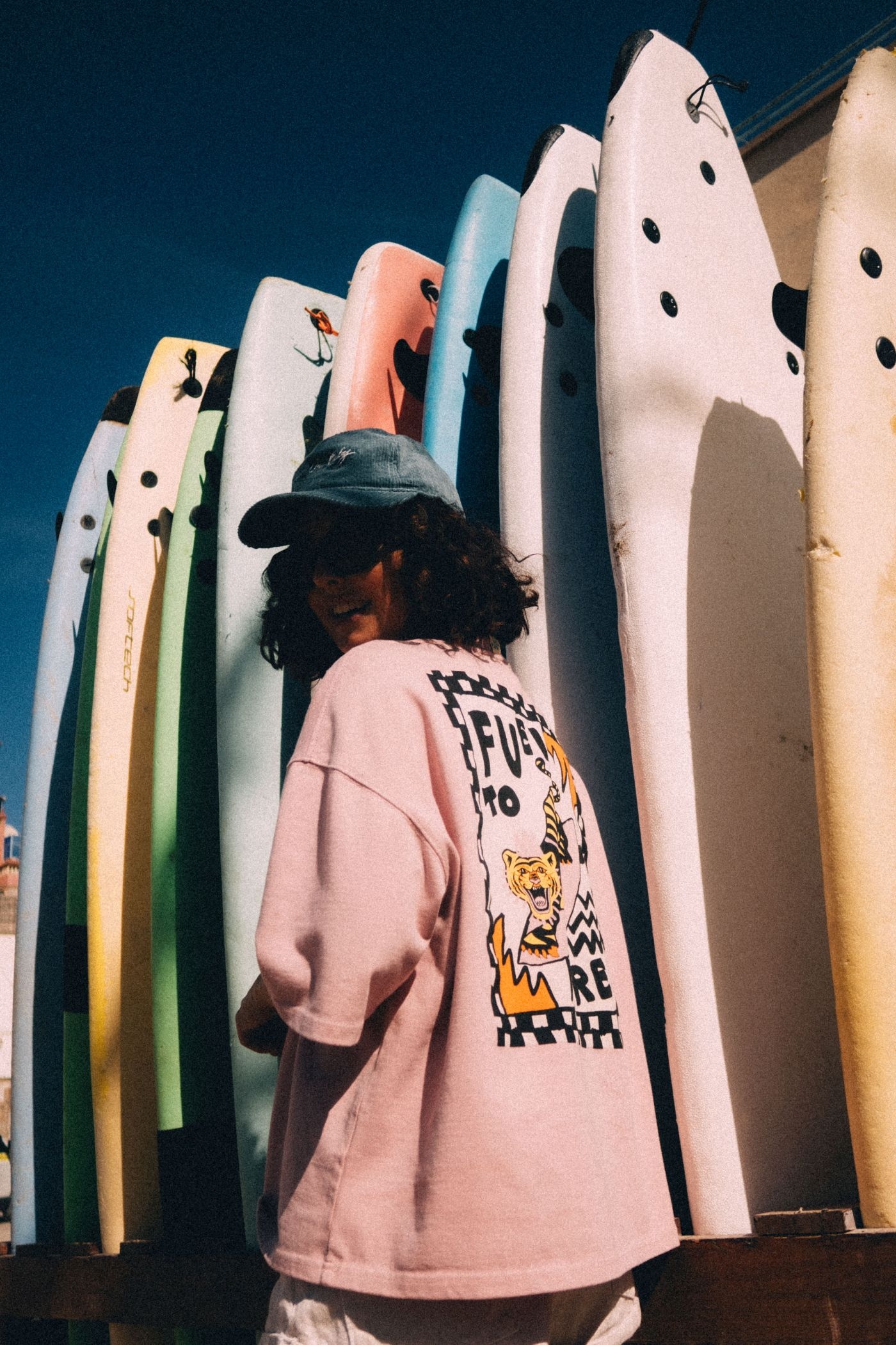 Fuel To Fire Tee - Pink Kush