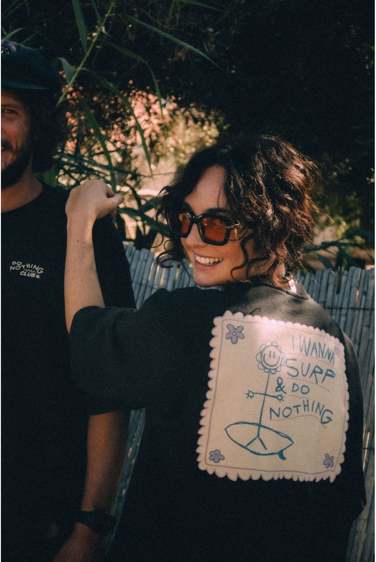 Do Nothing Club WMN BOX Tee - Acid Black Do Nothing Club WMN BOX Tee - Acid Black