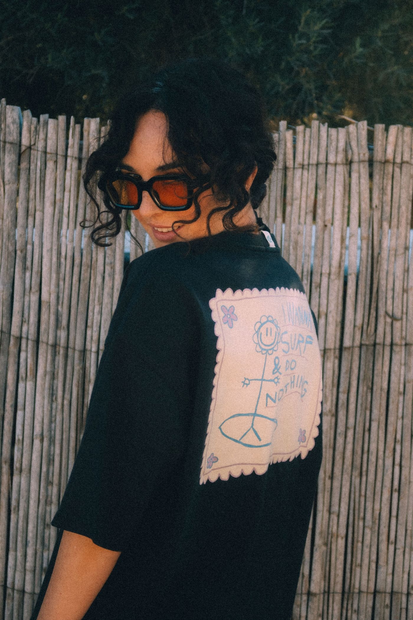 Do Nothing Club BOX Tee - Acid Black