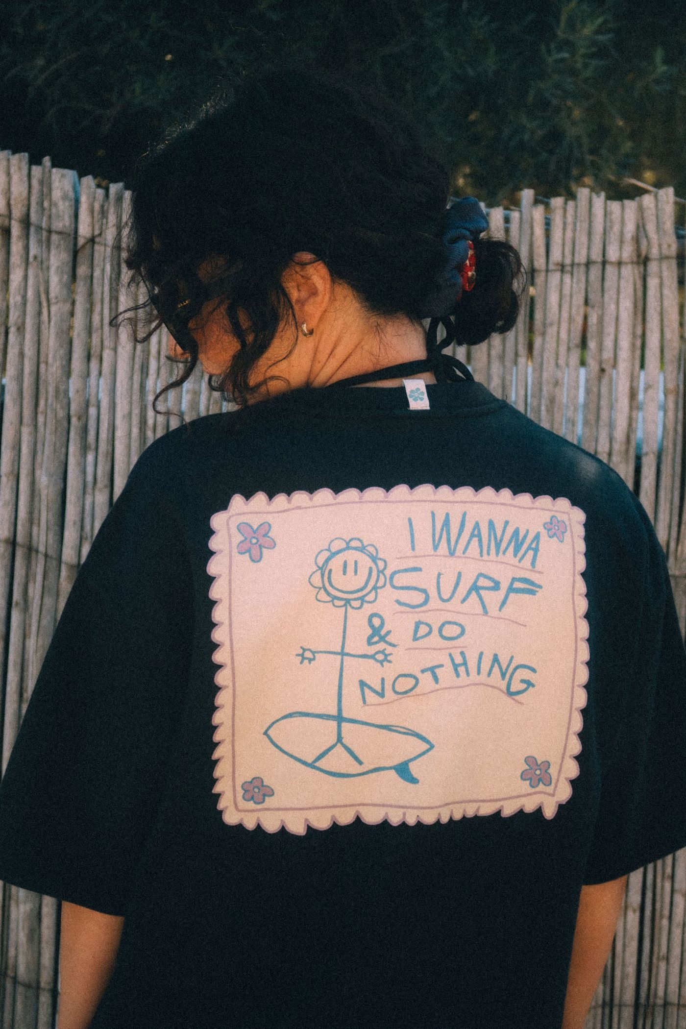 Do Nothing Club BOX Tee - Acid Black