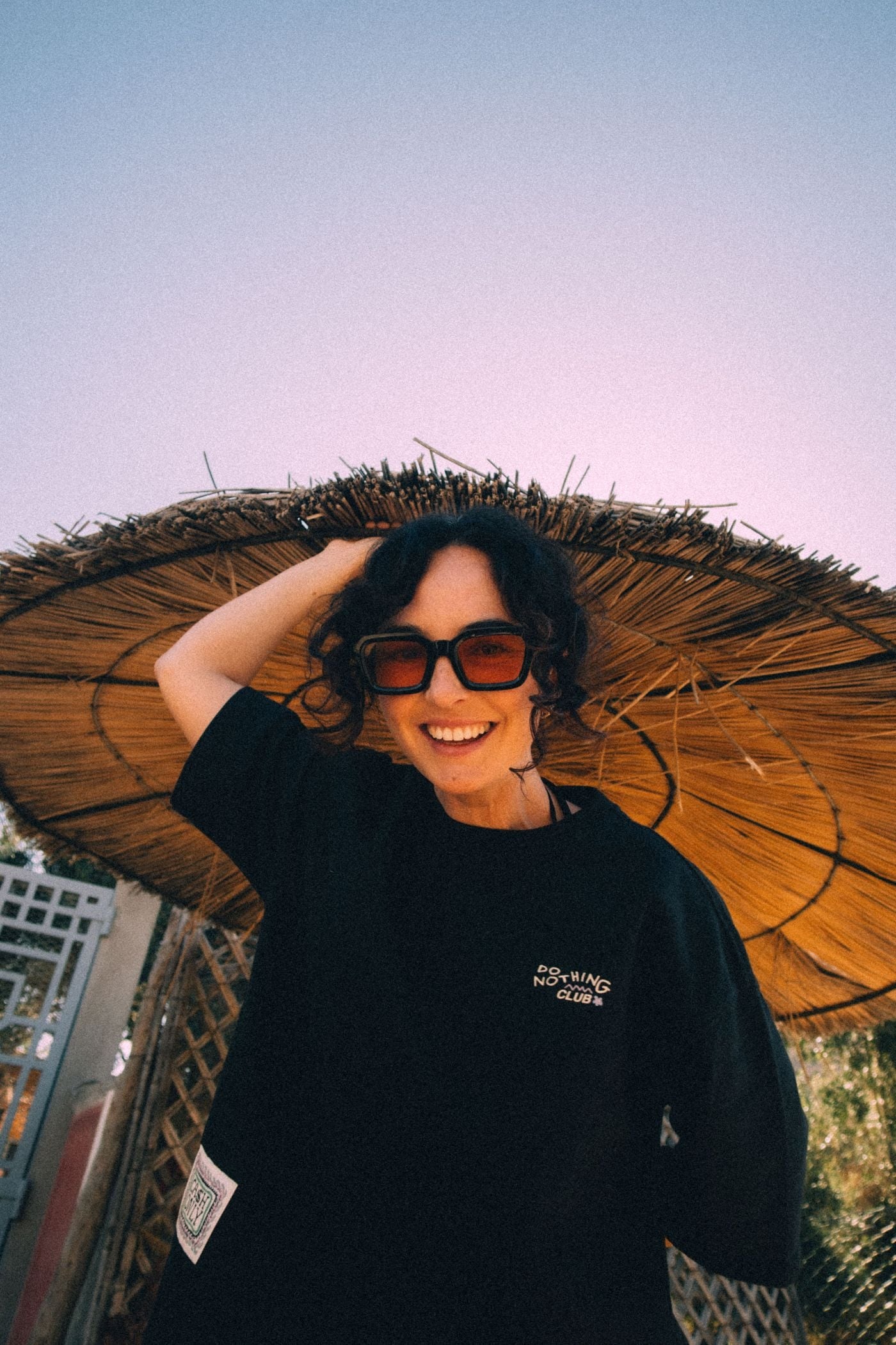 Do Nothing Club BOX Tee - Acid Black