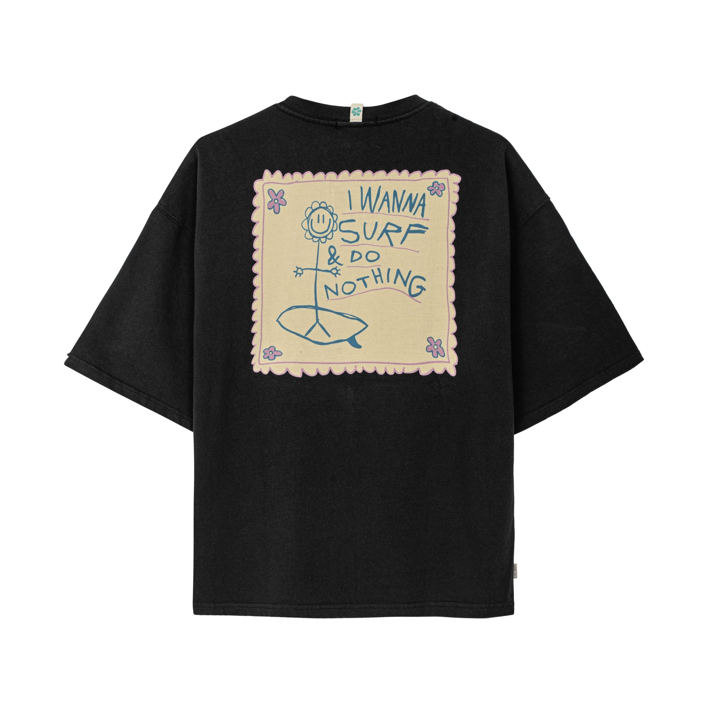 Do Nothing Club Tee - Acid Black