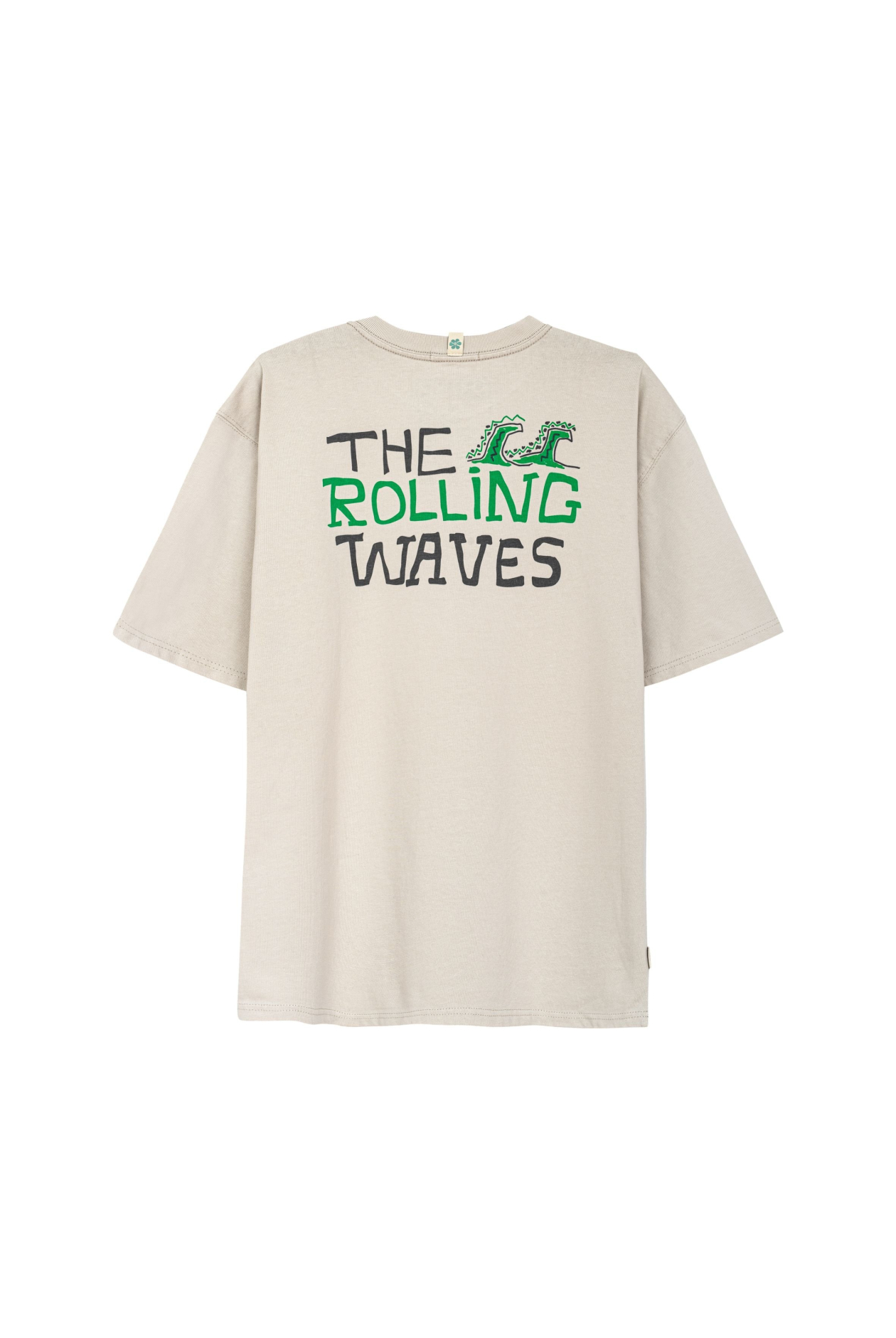 THE ROLLING WAVES TEE - DIRTY WHITE THE ROLLING WAVES TEE - DIRTY WHITE