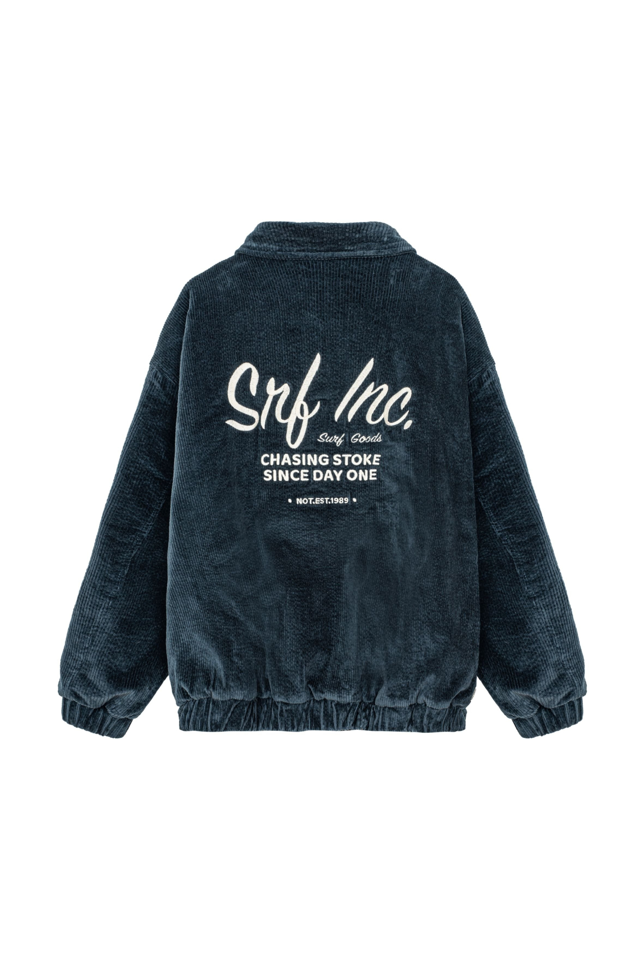 Cord Baseball Jacket - Deep Blue Cord Baseball Jacket - Deep Blue